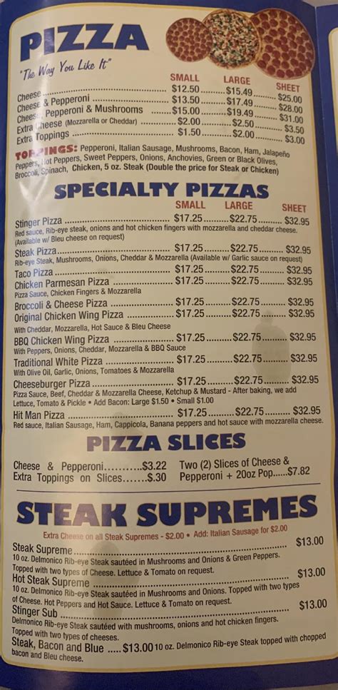 master pizza william st menu|masters pizza cheektowaga ny.